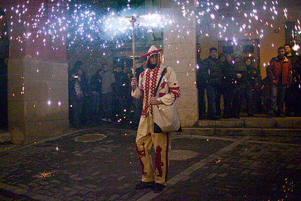 A diable during l'Encamisada, Falset A diable during l'Encamisada, Falset